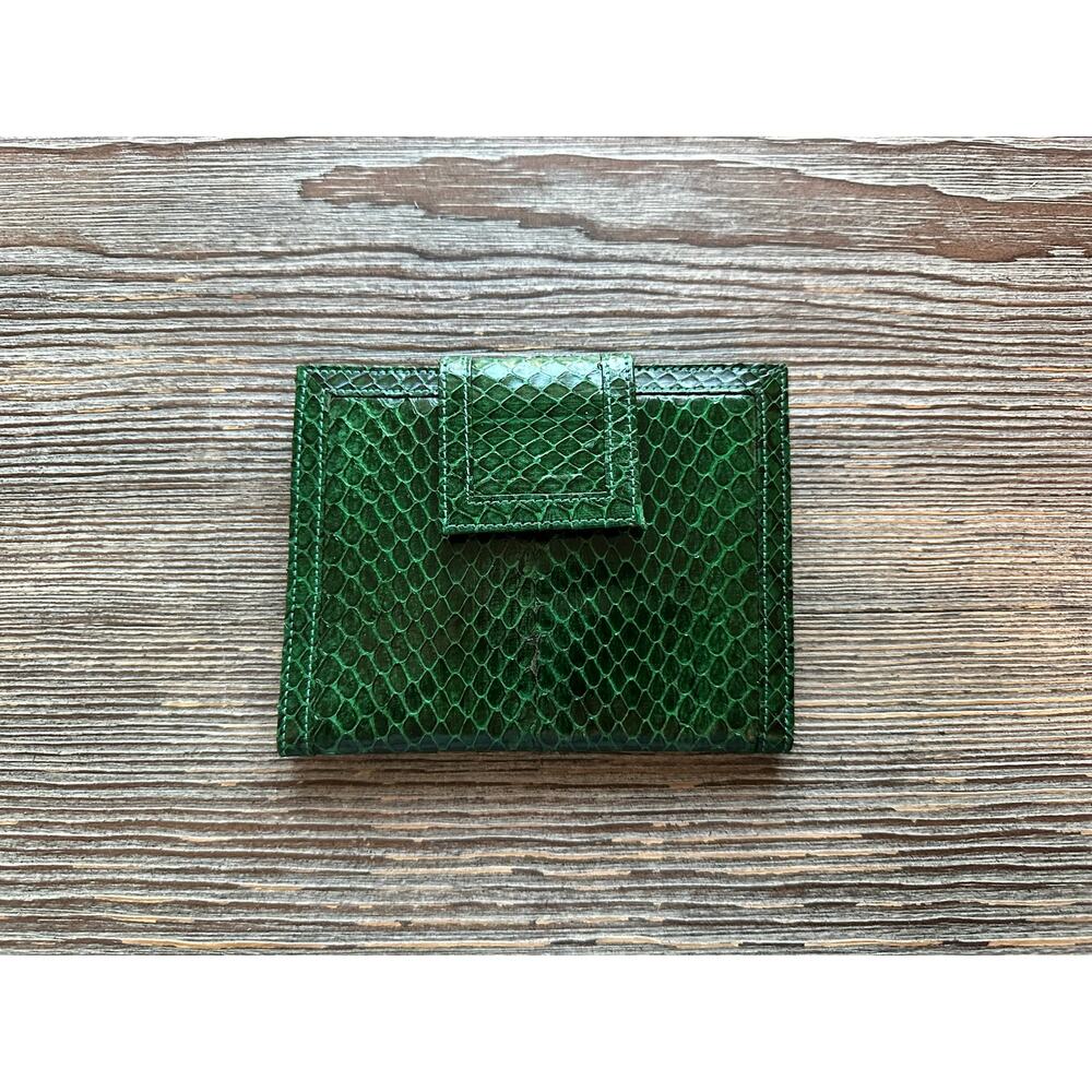Lot of 3 Snakeskin and Leather Wallets